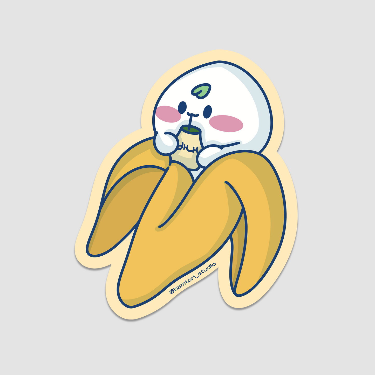 Bamtori Banana Sticker