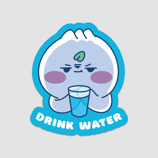 Drink Water Mandu Sticker